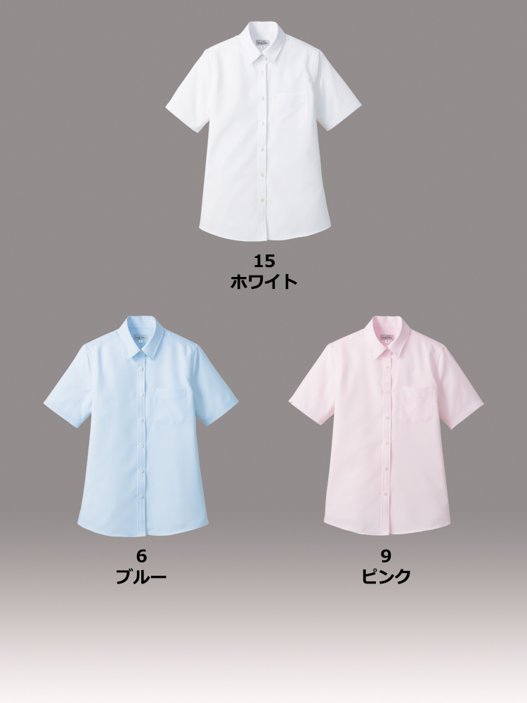 吸水速乾レディス半袖ブラウス