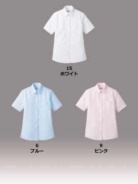 吸水速乾レディス半袖ブラウス