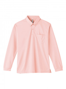 4.4oz ドライボタンダウン長袖ポロシャツ