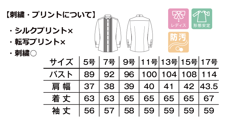 レディスピンタックウイングブラウス