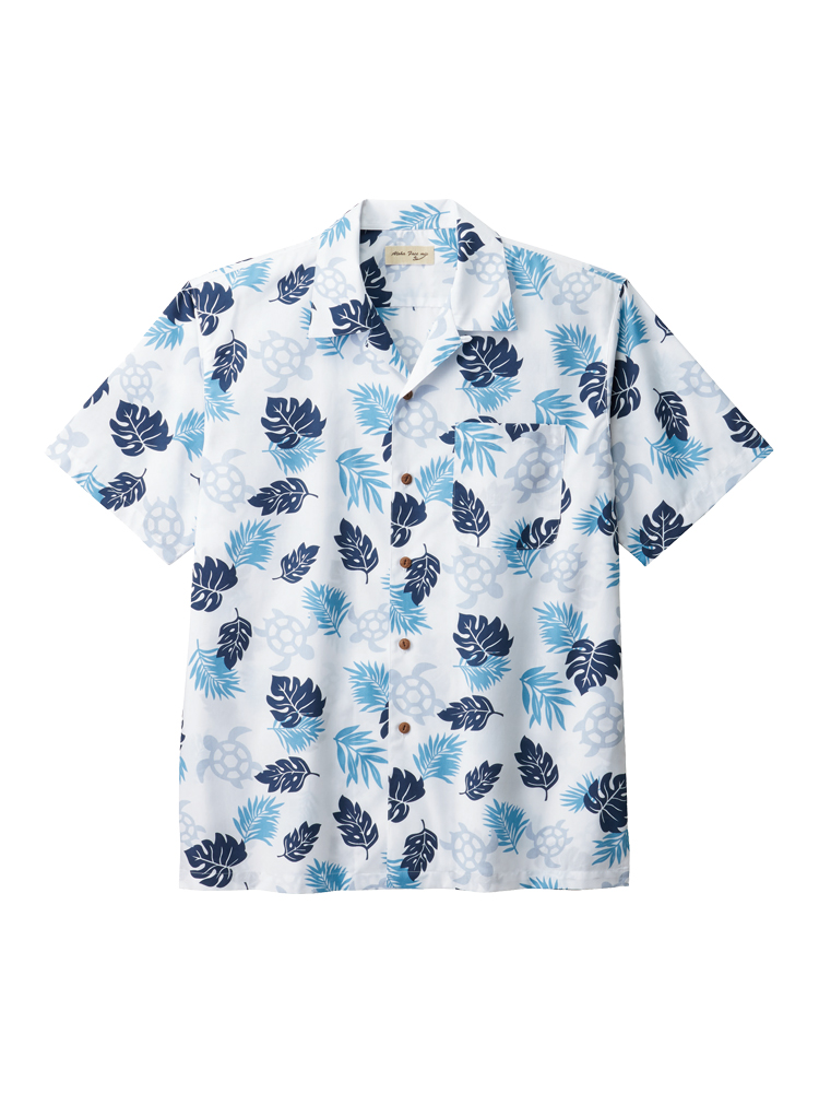 アロハシャツ（男女兼用・ウミガメ）