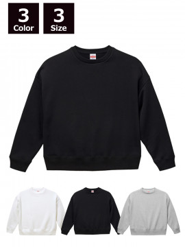 10.0oz　T/Cビッグシルエットクルーネックスウェット（裏起毛）
