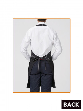 ベスト風エプロン（ストライプ）