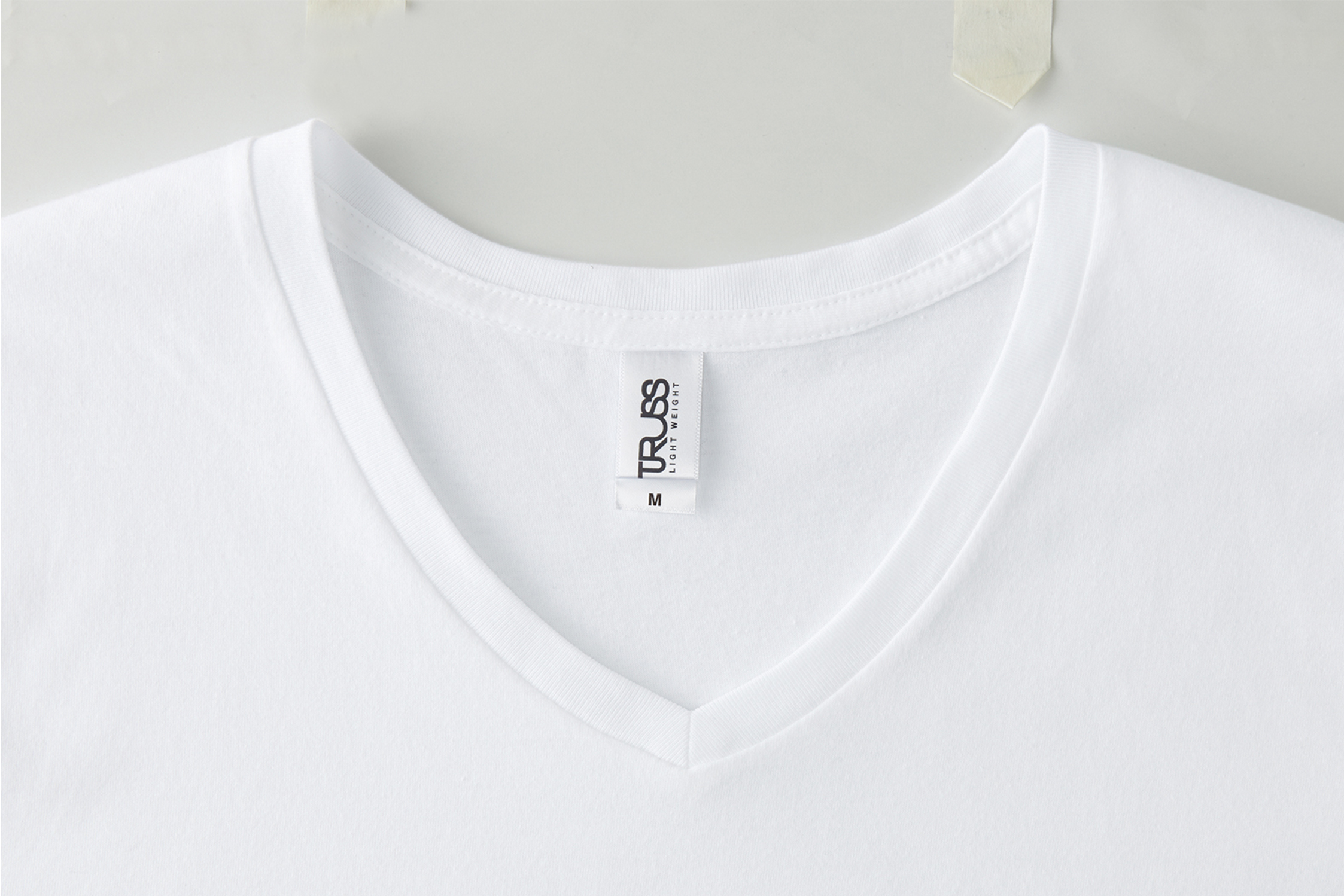4.3oz スリムフィット VネックTシャツ