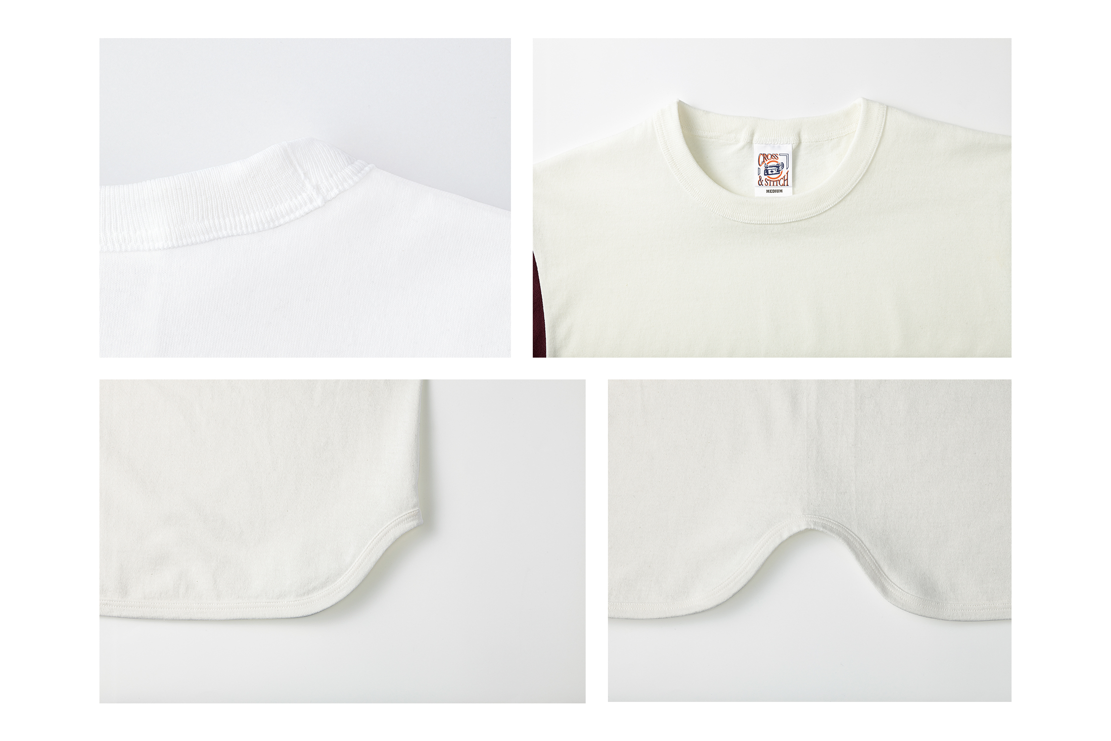 6.2oz オープンエンド 3/4スリーブ ベースボール Tシャツ