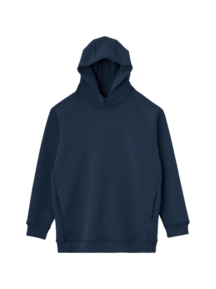10.0oz ドライストレッチ プルオーバーパーカー（ポリジン加工）