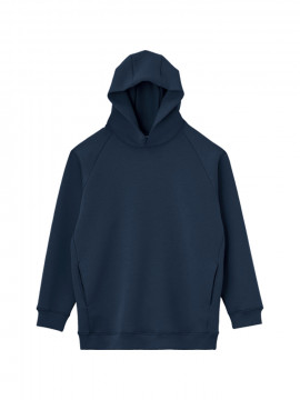 10.0oz ドライストレッチ プルオーバーパーカー（ポリジン加工）