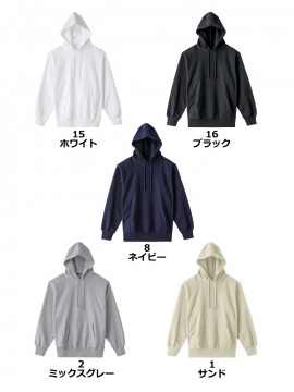 12.1oz ヘビーウェイトプルオーバーパーカ