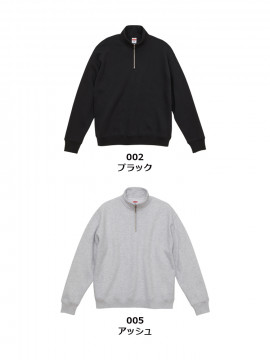 10.0oz　T/C ルーズフィットハーフジップスウェット（裏起毛）
