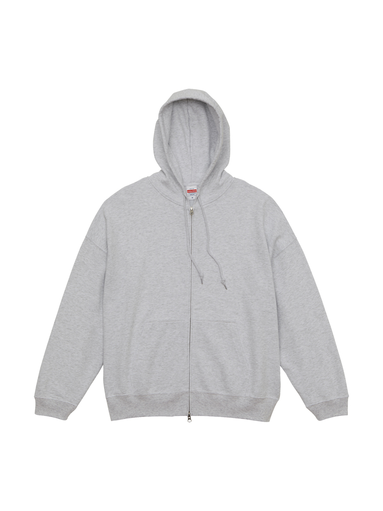 10.0oz ビッグシルエット スウェット フルジップ パーカー（裏パイル）