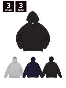 10.0oz ビッグシルエット スウェット プルオーバー パーカー（裏パイル）