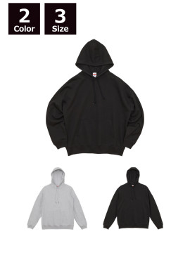 10.0oz ビッグシルエット スウェット プルオーバー パーカー(裏パイル)
