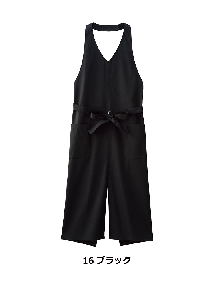 Vネックエプロン