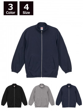 10.0oz スウェット フルジップ スタンド ジャケット（裏パイル）