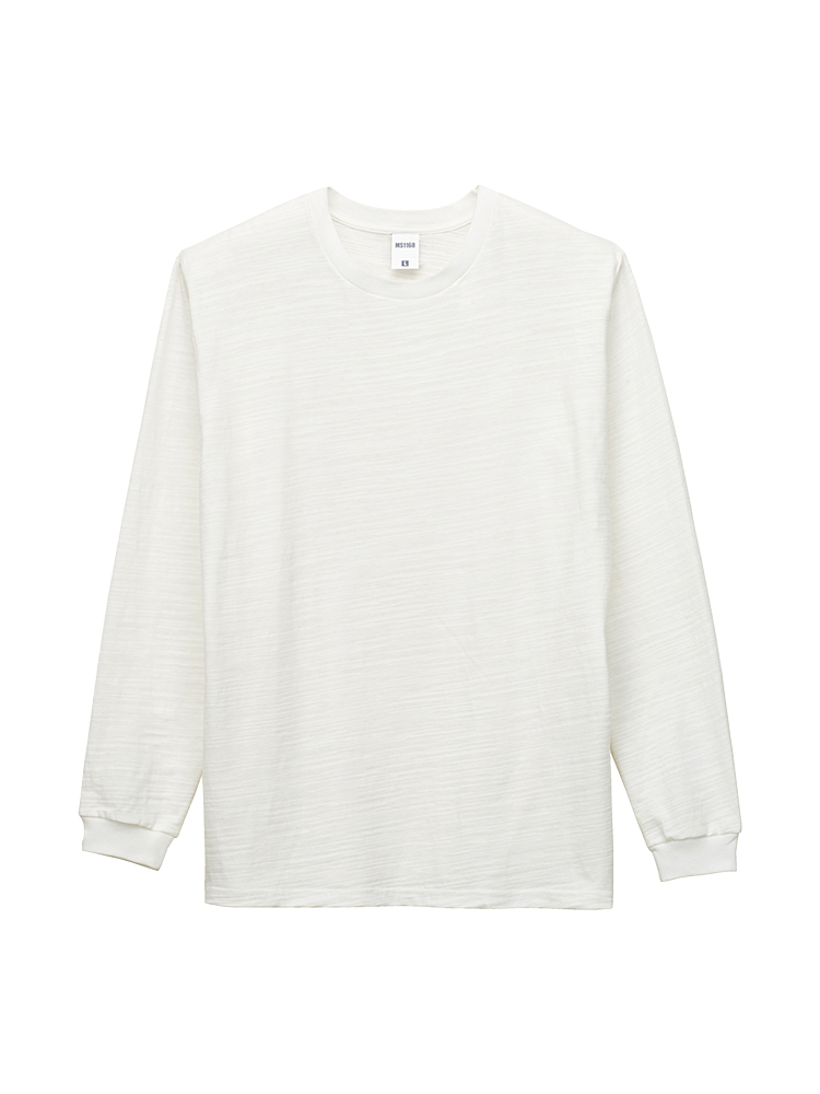 スラブ長袖Tシャツ