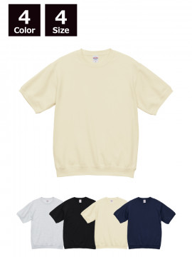 8.2oz ショートスリーブ スウェット（裏パイル）