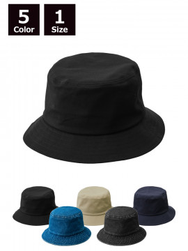 コットン ツイル バケット ハット