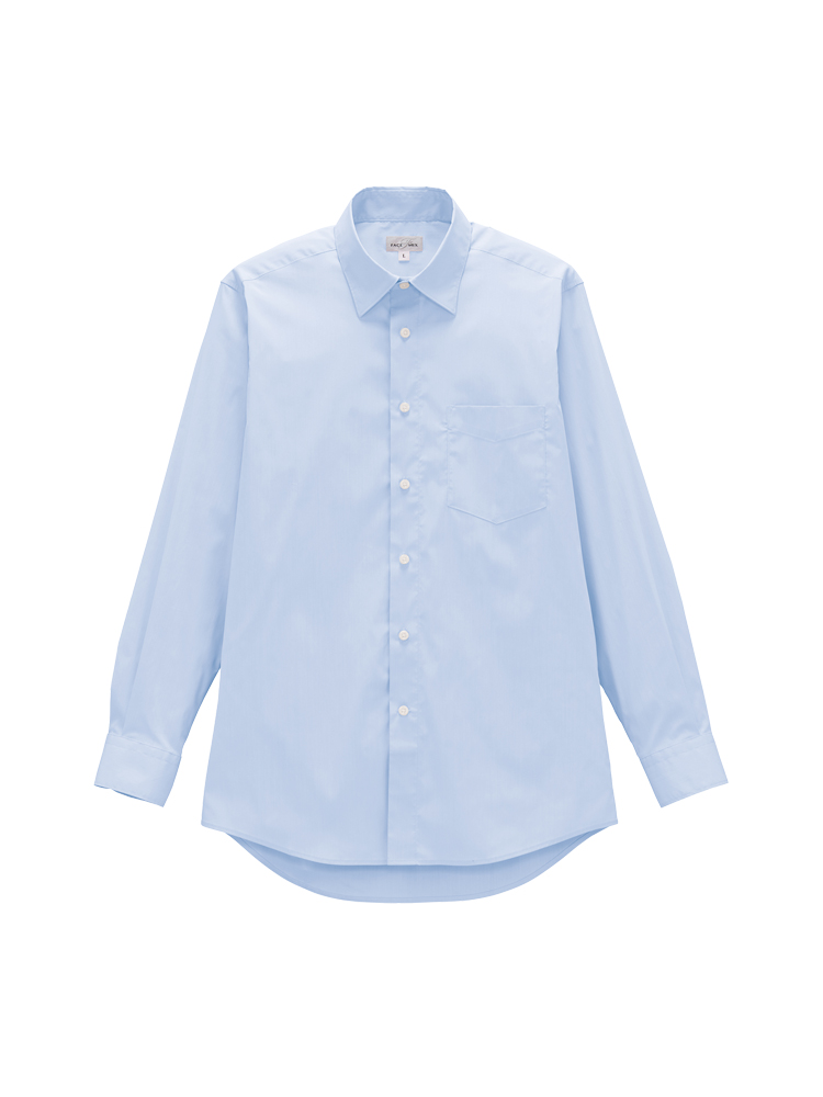 メンズレギュラーカラー長袖シャツ