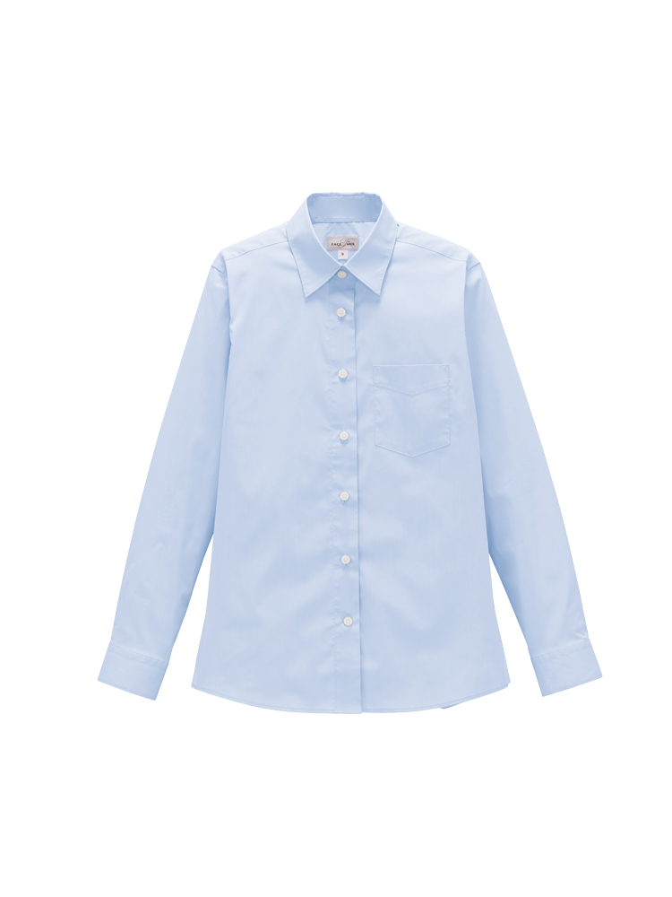 レディスレギュラーカラー長袖ブラウス