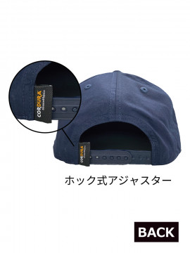 コーデュラフラットバイザーベースボールキャップ