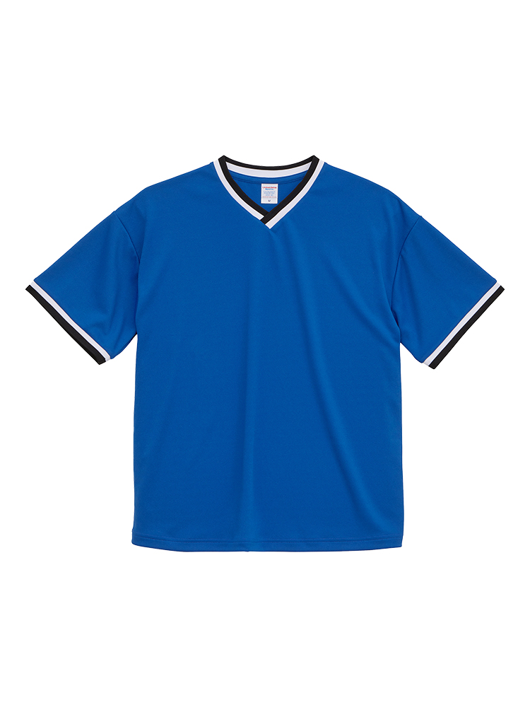 4.1oz ドライアスレチック ルーズフィット ラインリブ Tシャツ