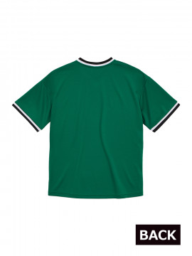 4.1oz ドライアスレチック ルーズフィット ラインリブ Tシャツ
