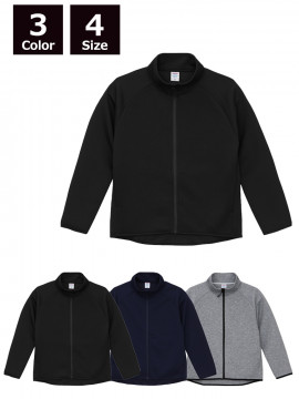 9.4oz T/R ダンボールニット フルジップ スタンド ジャケット