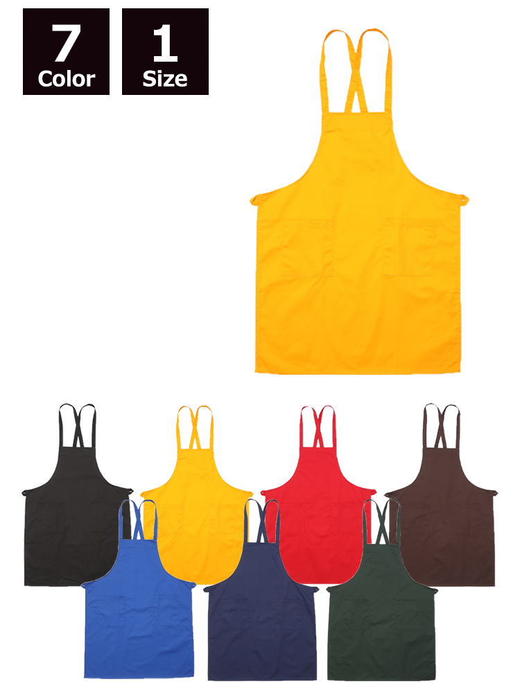 たすき掛けエプロン