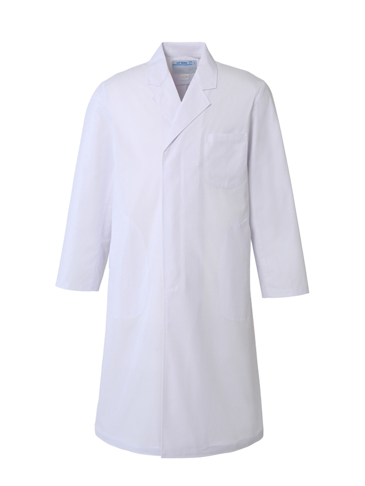 メンズ長袖白衣（シングル）