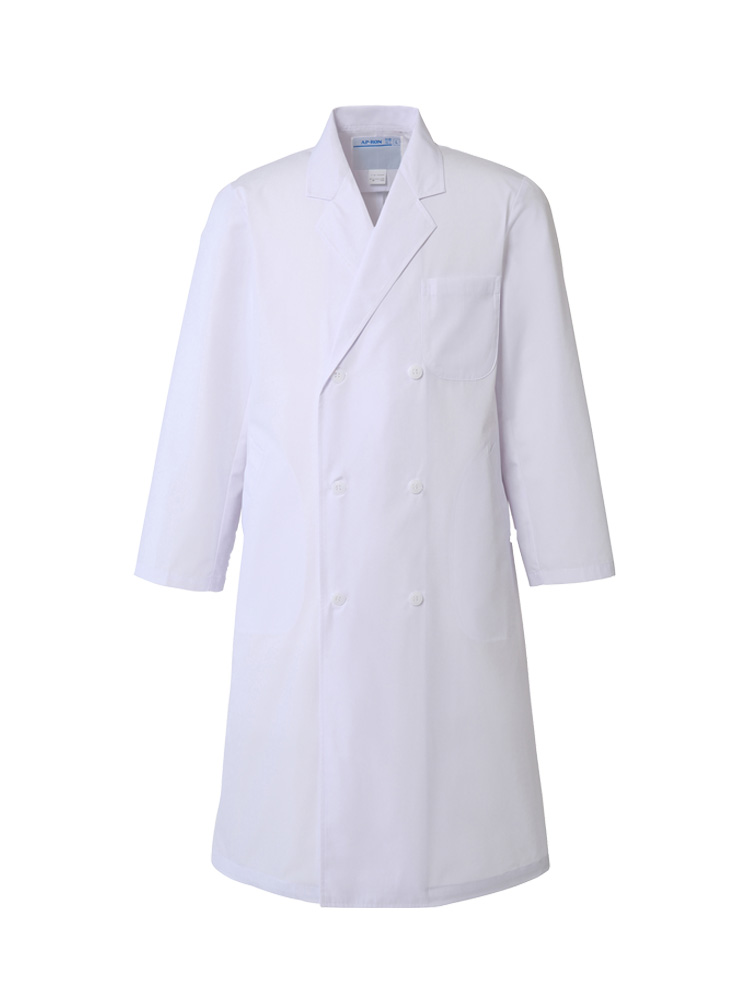 メンズ長袖白衣(ダブル)