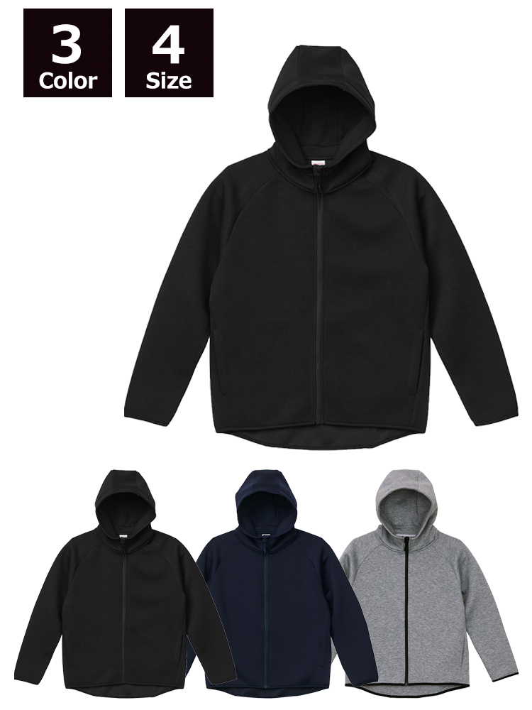 9.4oz T/R ダンボールニット フルジップ パーカ