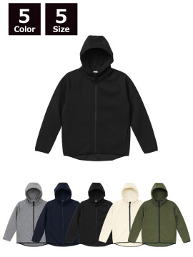 9.4oz T/R ダンボールニット フルジップ パーカ