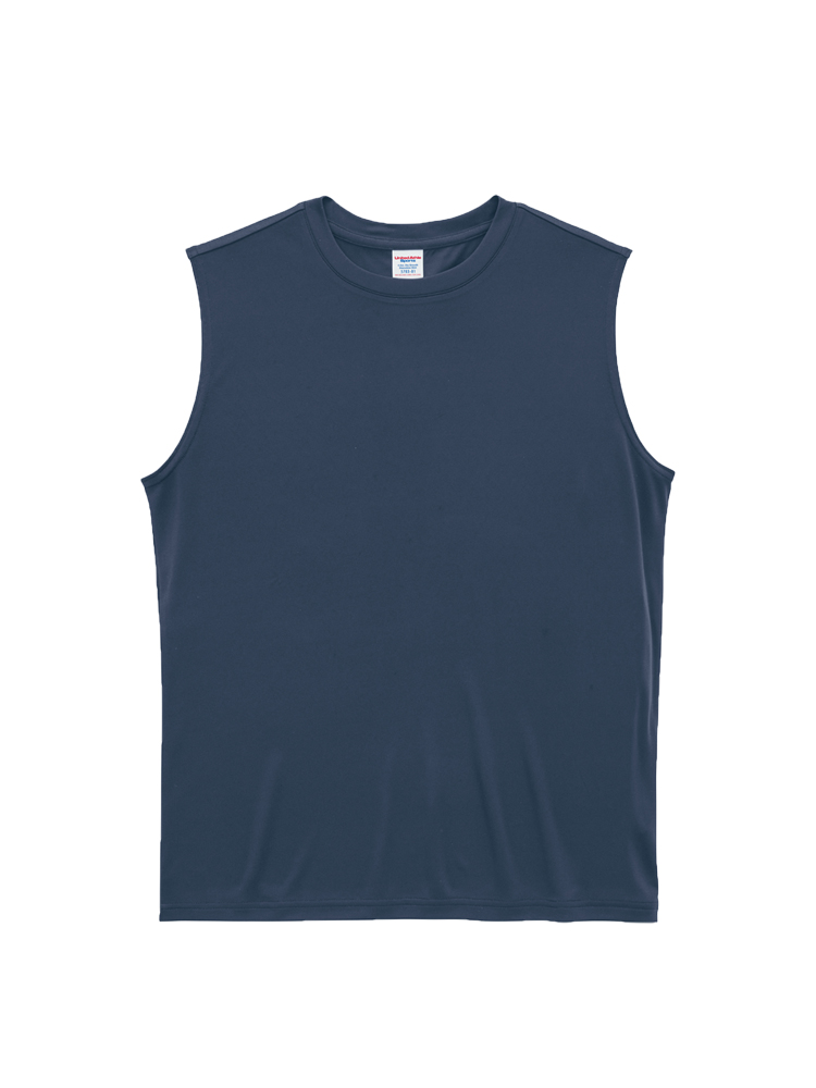 4.4oz ドライスムース リサイクルポリエステル スリーブレスシャツ