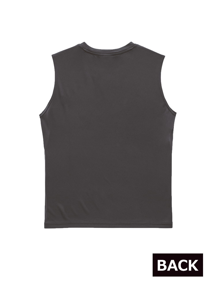 4.4oz ドライスムース リサイクルポリエステル スリーブレスシャツ