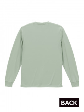 4.4oz ドライスムース リサイクルポリエステル ロングスリーブ Tシャツ