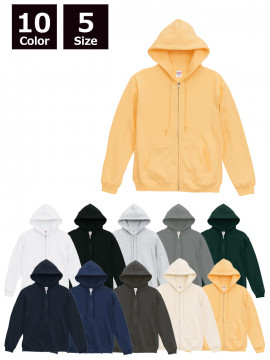 8.8oz オーセンティック パイル スウェット フルジップ パーカ（裏パイル）