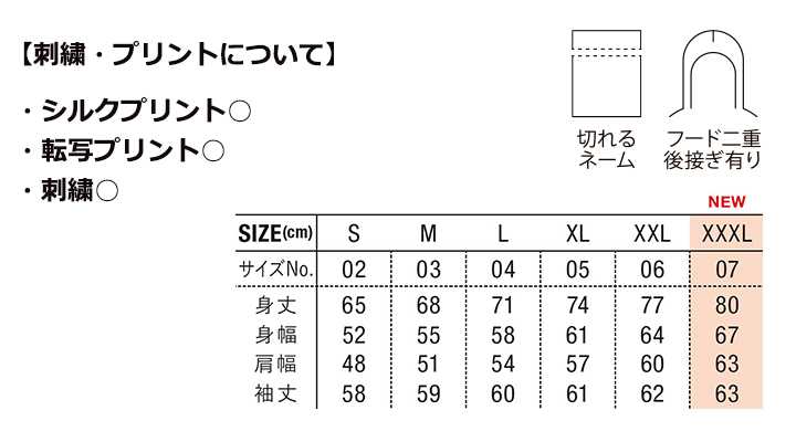 8.8oz オーセンティック パイル スウェット フルジップ パーカ（裏パイル）