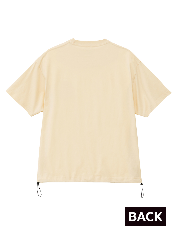 6.5oz ファインジャージー リラックスフィット Tシャツ(裾ドローコード)