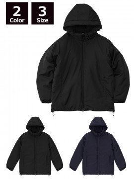 インサレーテッド フルジップ パーカ（中綿入）