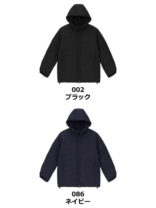 インサレーテッド フルジップ パーカ(中綿入)