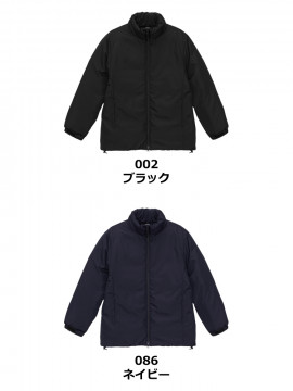 インサレーテッド スタンド ジャケット（中綿入）