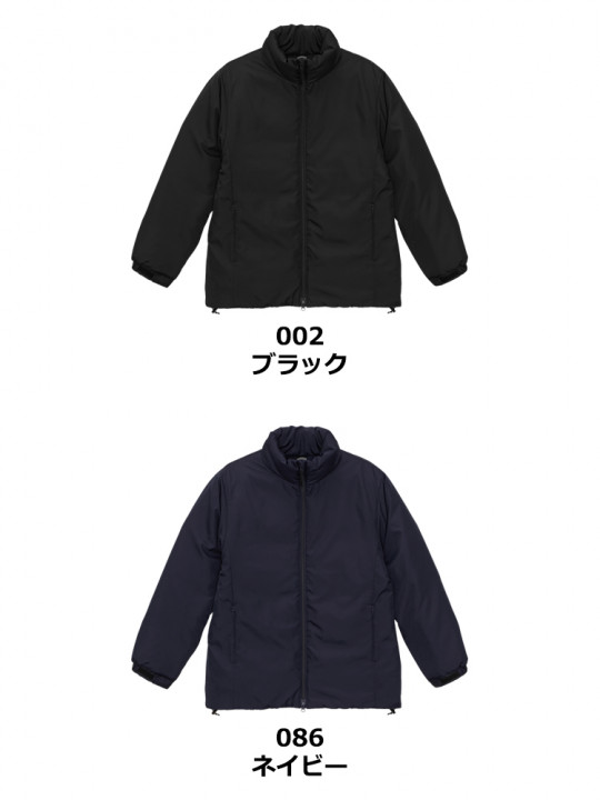 インサレーテッド スタンド ジャケット（中綿入）