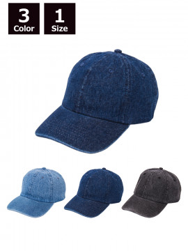 デニム ベースボールキャップ