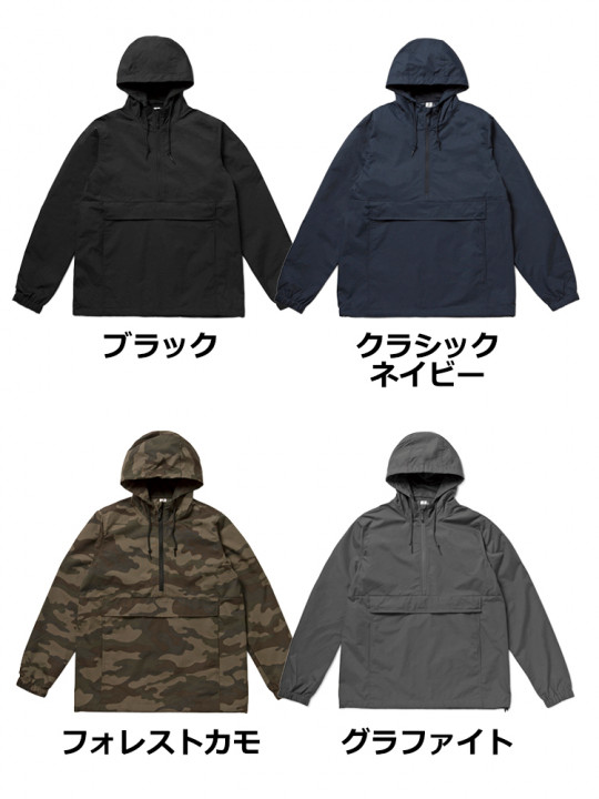 フーデッド　アノラックジャケット