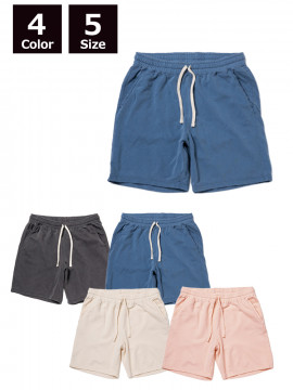 6.4oz ガーメントダイ ライトウェイト スウェットショーツ