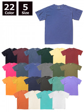 6.1oz ガーメントダイ Tシャツ