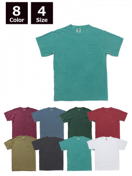 6.1oz ガーメントダイ ポケットTシャツ