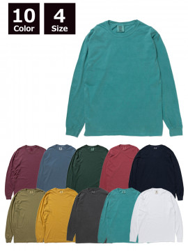 6.1oz ガーメントダイ ロングスリーブTシャツ