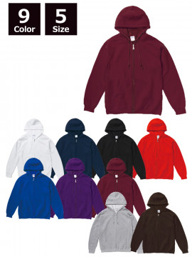 8.0oz ヘビーブレンドZIPパーカー