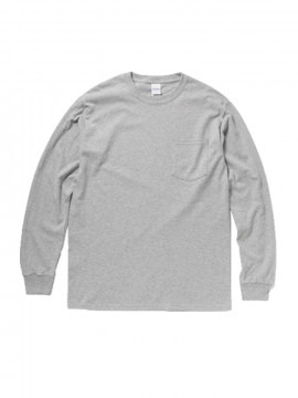 6.0oz ウルトラコットンロングスリーブポケットTシャツ